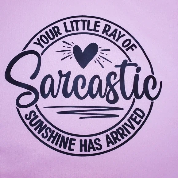 NWOT Fun Pink Jerzees Sweatshirt Sz L - Picture 3 of 8